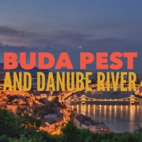 Buda and Pest and Danube River